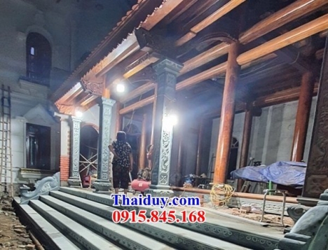 29* mẫu cột từ đường bằng đá đẹp bán hưng yên