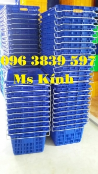 Sóng nhựa có quai sắt, sóng thanh long, sọt nhựa đựng trái cây siêu bền giá rẻ