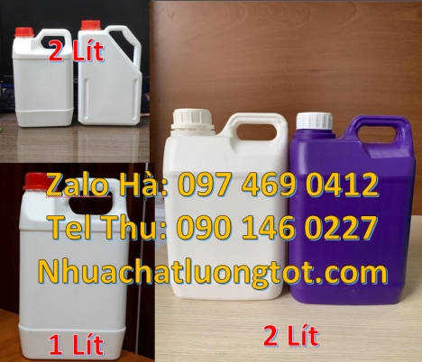 Can nhựa 1 lít màu trắng, can 1l hdpe trắng giá rẻ, can nhựa cao cấp, Địa chỉ bán can hdpe, Can 1l đ