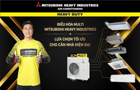 Khám phá điều hòa Multi Mitsubishi Heavy cùng Thiên Ngân Phát