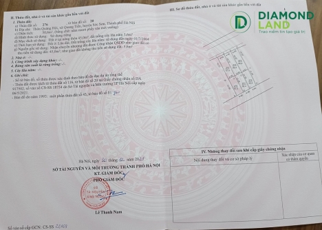 Bán tháo 50,6m Quảng Hội Quang Tiến giá chỉ 20tr/m2 đường ô tô tránh