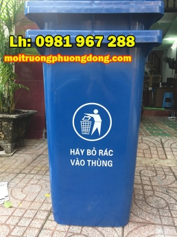 Mua thùng rác 120 lít màu xanh dưởng đâu?
