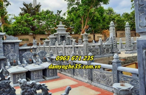 Hoa văn mẫu lăng mộ đá đẹp bán tại Bắc Cạn