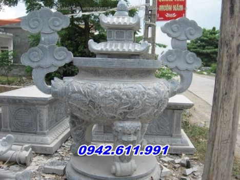 Bán + 61 mẫu lư đỉnh hương nhà thờ đá đẹp tại bến tre