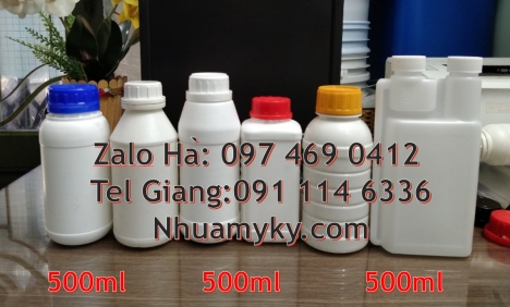 Chai nhựa đựng thuốc thú y, chai nhựa đựng thuốc thủy sản chai nhựa đựng nông dược Chai 30ml