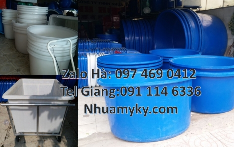Thùng nhựa tròn 1100 lít, thùng nhựa 1200 lít, thùng vuông 300 lít, thùng nhựa tròn có nắp,