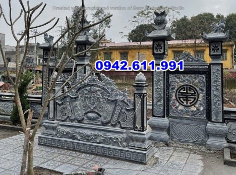 Bán + 46 mẫu bức bình phong đá từ đường tại bắc ninh