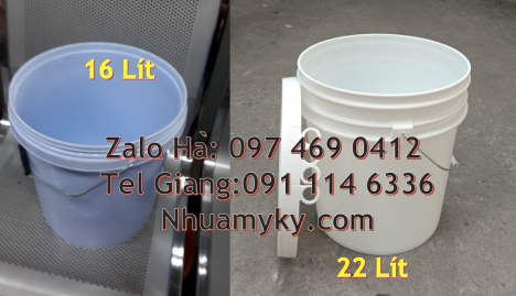 Vỏ thùng 5 lít quai nhựa, Vỏ thùng 5 lít quai sắt, Vỏ thùng 10 lít, Vỏ thùng 20 lít qu