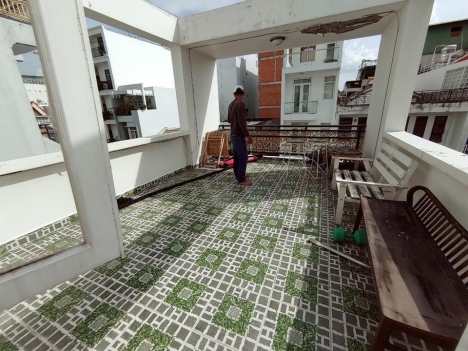 BÁN NHÀ 4 TẦNG MẶT TIỀN ĐƯỜNG SỐ PHƯỜNG TÂN QUY NGAY MAI VĂN VĨNH 70 M2 GIÁ 12xx TỶ.
