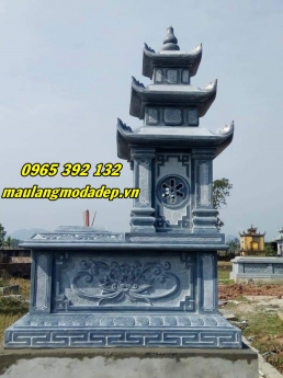 105+ Chế tác mẫu mộ đá ba mái lắp tại Nghĩa Hưng - Nam Định