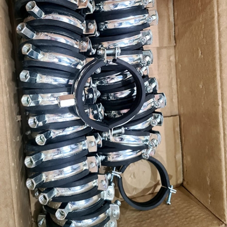 Cùm ống cao su, Cùm ống lót cao su, Cùm ống ron cao su, Kẹp ống ron cao su, Kẹp ống cao su,