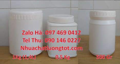 hũ 100 gram trắng đục, hũ nhựa 100gram Hũ pet nắp nhựa trắng 200 gram, hũ nhựa 200 g, hũ 250 gram đự