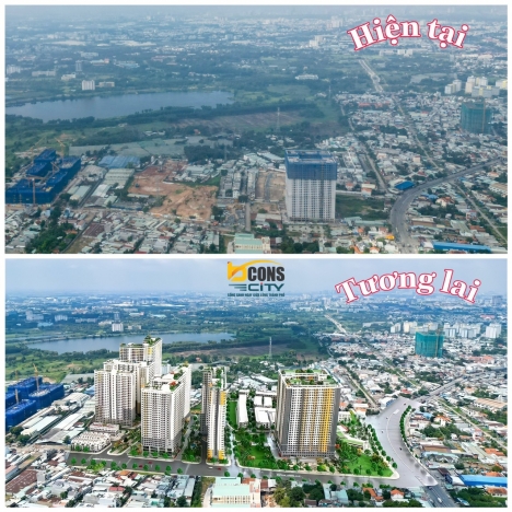 Sở hữu ngay căn hộ Bcons City - Green Topaz 2PN 2WC chỉ từ 350 triệu