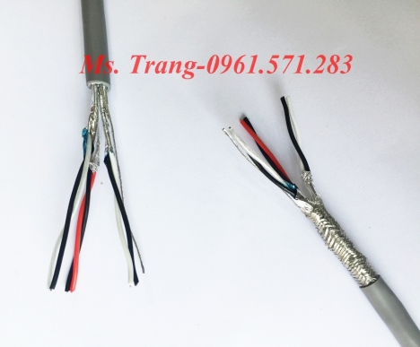 Cáp tín hiệu vặn xoắn 18awg chống nhiễu
