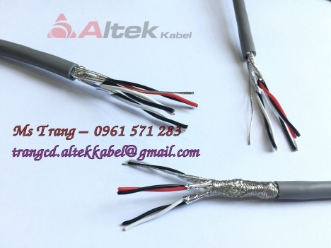 Cáp tín hiệu vặn xoắn 18awg chống nhiễu