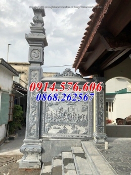 5%  mẫu cột đồng trụ bằng đá đẹp bán