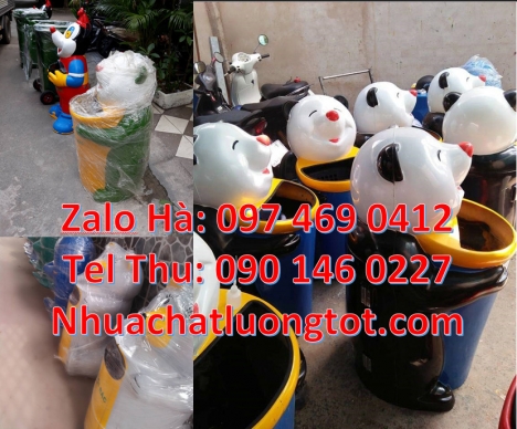 thùng rác nhựa giá rẻ, Cung cấp sỉ thùng rác con vật, Thùng rác hình thú, thùng rác hình con vật, t