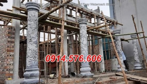 5%  mẫu cột đồng trụ bằng đá đẹp bán