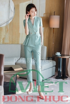 Mẫu áo vest nữ đồng phục cao cấp, chất liệu bền đẹp, bắt kịp xu hướng