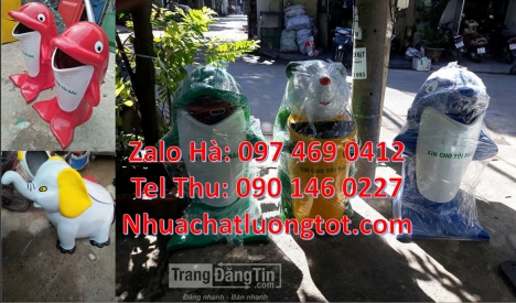 thùng rác nhựa giá rẻ, Cung cấp sỉ thùng rác con vật, Thùng rác hình thú, thùng rác hình con vật, t
