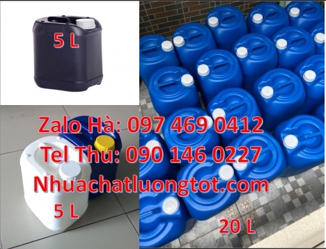 can 4l vòi nhấn đựng phẩm màu, Can hdpe giá rẻ, Can 0.5l, can 2l có quay, can 5l vòi ấn, can 10l dày