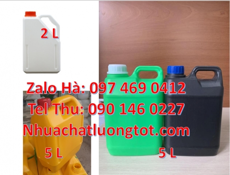 can 4l vòi nhấn đựng phẩm màu, Can hdpe giá rẻ, Can 0.5l, can 2l có quay, can 5l vòi ấn, can 10l dày