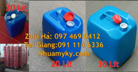 can nhựa 30 lít đựng thực phẩm, Can nhựa 20 lít đựng dung môi, can nhựa 30 lít đựng thực phẩm, can