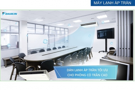 Điều hòa áp trần inverter Daikin - tiết kiệm điện tối đa