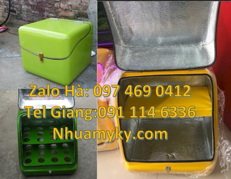Thùng giao đồ ăn, Thùng ship hàng, thùng chở hàng thùng giao hàng thùng đựng chất thải nguy hiểm,
