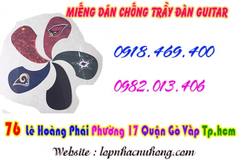 Địa chỉ nơi bán miếng dán chồng trầy đàn guitar tại gò vấp, tphcm