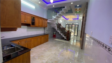 BÁN NHÀ ĐẸP 4 TẦNG KHU NHÀ ĐỒNG BỘ KDC VĨNH LỘC, 69 m2, 4 TỶ 9