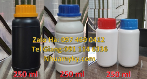 chai nhựa đựng nông dược, Chai 30ml đựng thuốc sâu chai 30 ml đựng mẫu thử Chai 250 ml đựng thuốc