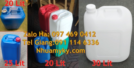 can nhựa 30 lít đựng thực phẩm, Can nhựa 20 lít đựng dung môi, can nhựa 30 lít đựng thực phẩm, can