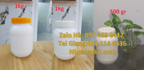 Hũ nhựa 50 gram, hũ nhựa 50gram, hũ nhựa trong 20g, hũ pet 200gr thân trắng đục, hũ 250 gram đựng hạ