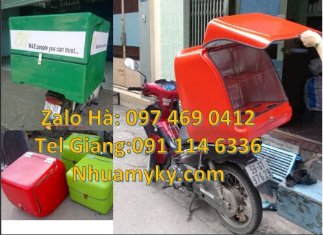 Thùng giao đồ ăn, Thùng ship hàng, thùng chở hàng thùng giao hàng thùng đựng chất thải nguy hiểm,
