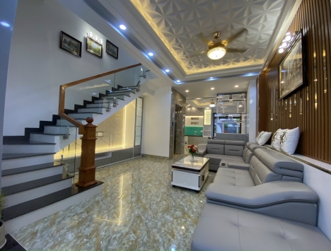Nhà phố hiện đại mới xây xong - phong cách hiện đại - đẹp xinh lung linh.