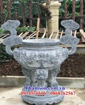 0035# Lư hương đền miếu bằng đá đẹp đắk lắk