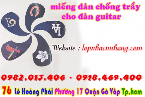 Địa chỉ nơi bán miếng dán chồng trầy đàn guitar tại gò vấp, tphcm