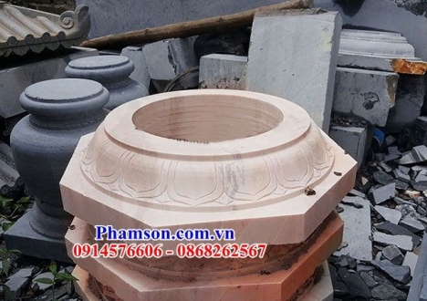 0026# mẫu kê chân cột bằng đá đẹp lâm đồng