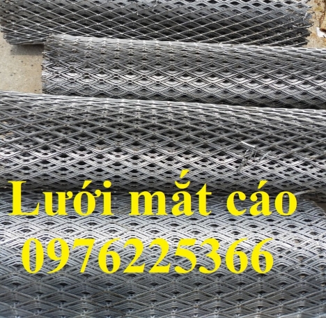 Lưới mắt cáo hình thoi-Lưới thép kéo giãn