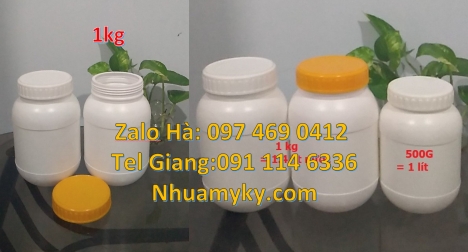 Hũ nhựa 50 gram, hũ nhựa 50gram, hũ nhựa trong 20g, hũ pet 200gr thân trắng đục, hũ 250 gram đựng hạ