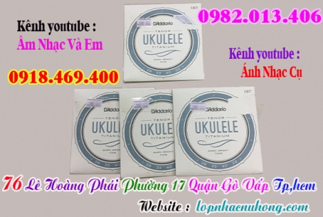 Địa chỉ nơi bán dây đàn ukulele tại gò vấp, tphcm