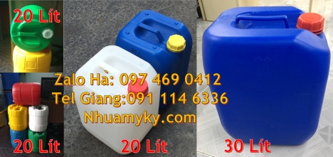 can nhựa 30 lít đựng thực phẩm, Can nhựa 20 lít đựng dung môi, can nhựa 30 lít đựng thực phẩm, can