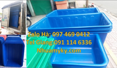 Thùng nhựa dung tích lớn, Thùng nhựa tròn 2000 lít, thùng nhựa tròn 1500 lít, thùng chữ nhật
