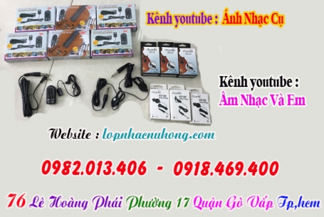 Địa chỉ chỗ bán pickup đàn violin tại gò vấp, tphcm