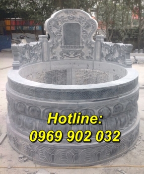 Mẫu mộ đá tròn giá rẻ bán tại Hải Phòng