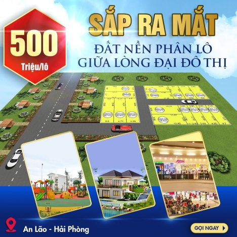 đất giá rẻ chỉ 450/ô thuộc Tân Viên An Lão Hải Phòng