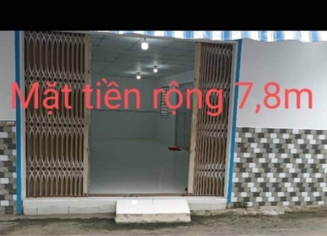 Nhà 1T1L CÓ SỔ- MẶT TIỀN 7.8mx6m 1.550tr có TL, Đình Bình Thủy, lộ ô tô 5m.