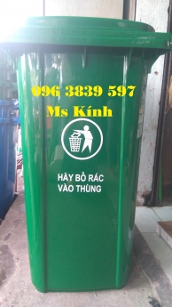 Thùng rác nhựa 240 lít Thái Lan giá cạnh tranh toàn quốc - 096 3839 597 Ms Kính