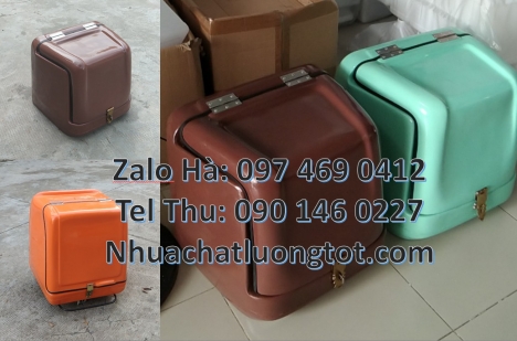 Thùng giao hàng 62x52x62 cm, Thùng ship hàng giữ nhiệt Thùng giao hàng nhanh Thùng chở hàng Thùng